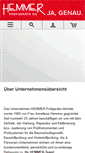 Mobile Screenshot of hemmer.at